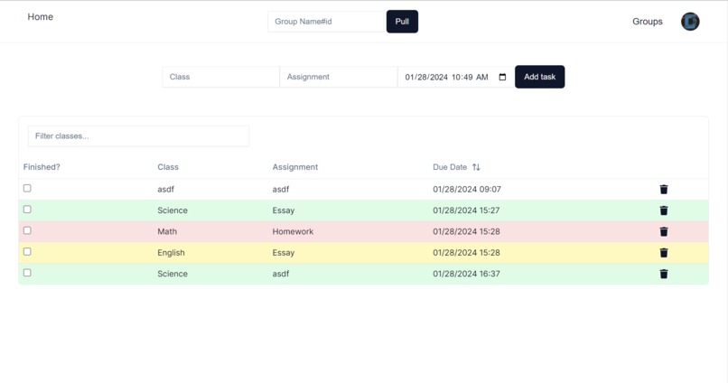 taskademic – screenshot 3