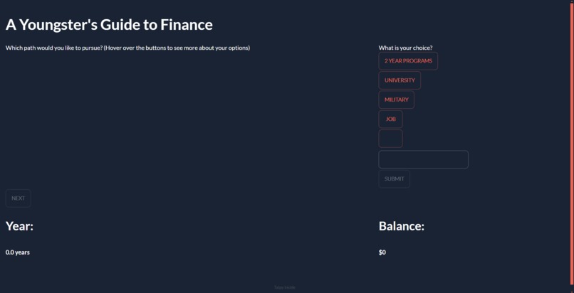 A Youngster's Guide to Finance – screenshot 3