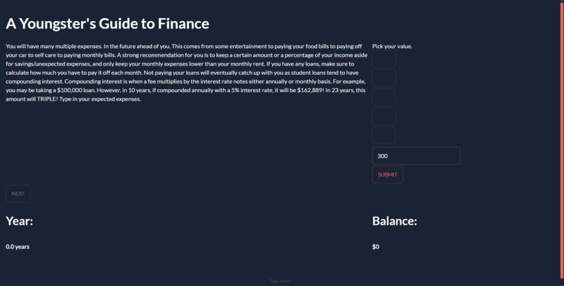 A Youngster's Guide to Finance – screenshot 5