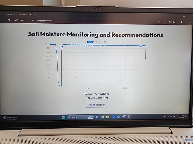 Soil Moisture Monitoring & Recommendations – screenshot 2