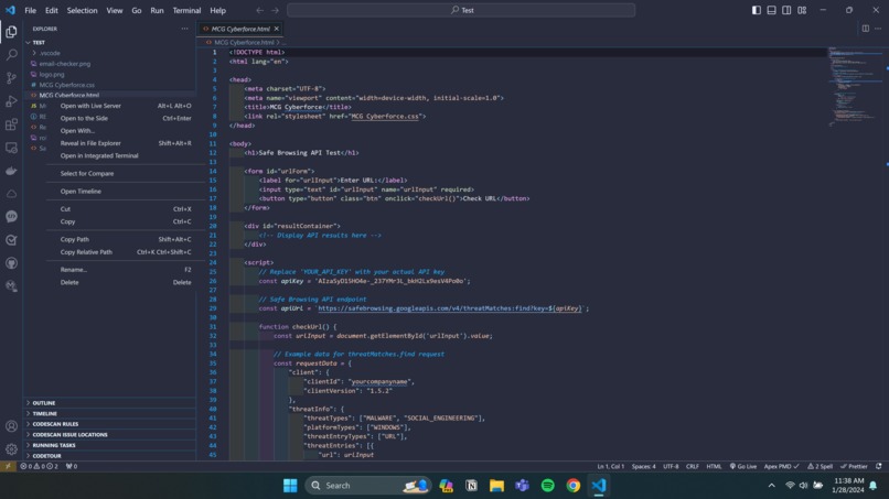 MCG CyberForce - Phishing Email Detector – screenshot 2