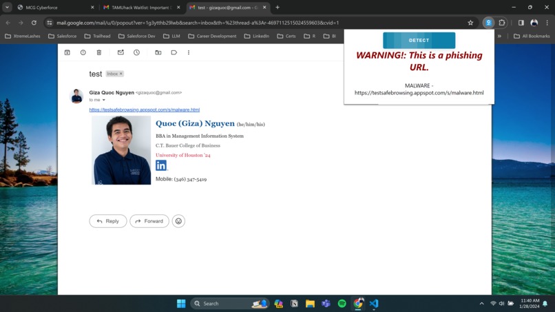 MCG CyberForce - Phishing Email Detector – screenshot 3