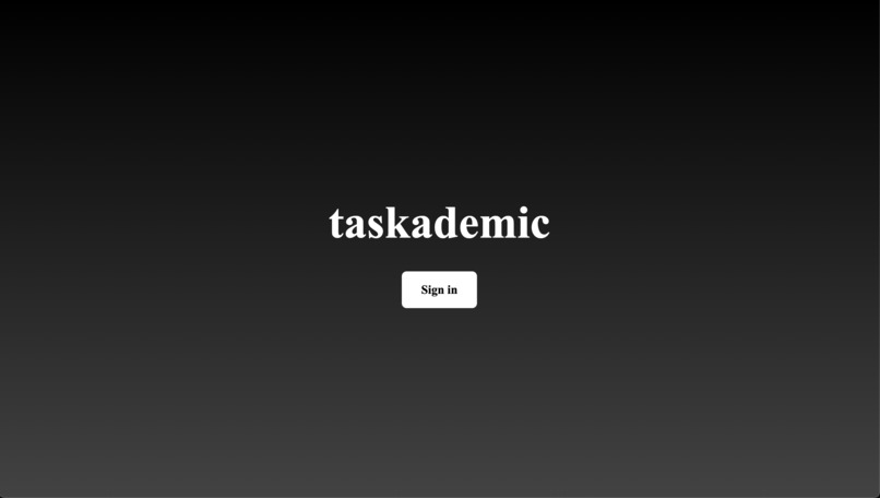 taskademic – screenshot 1