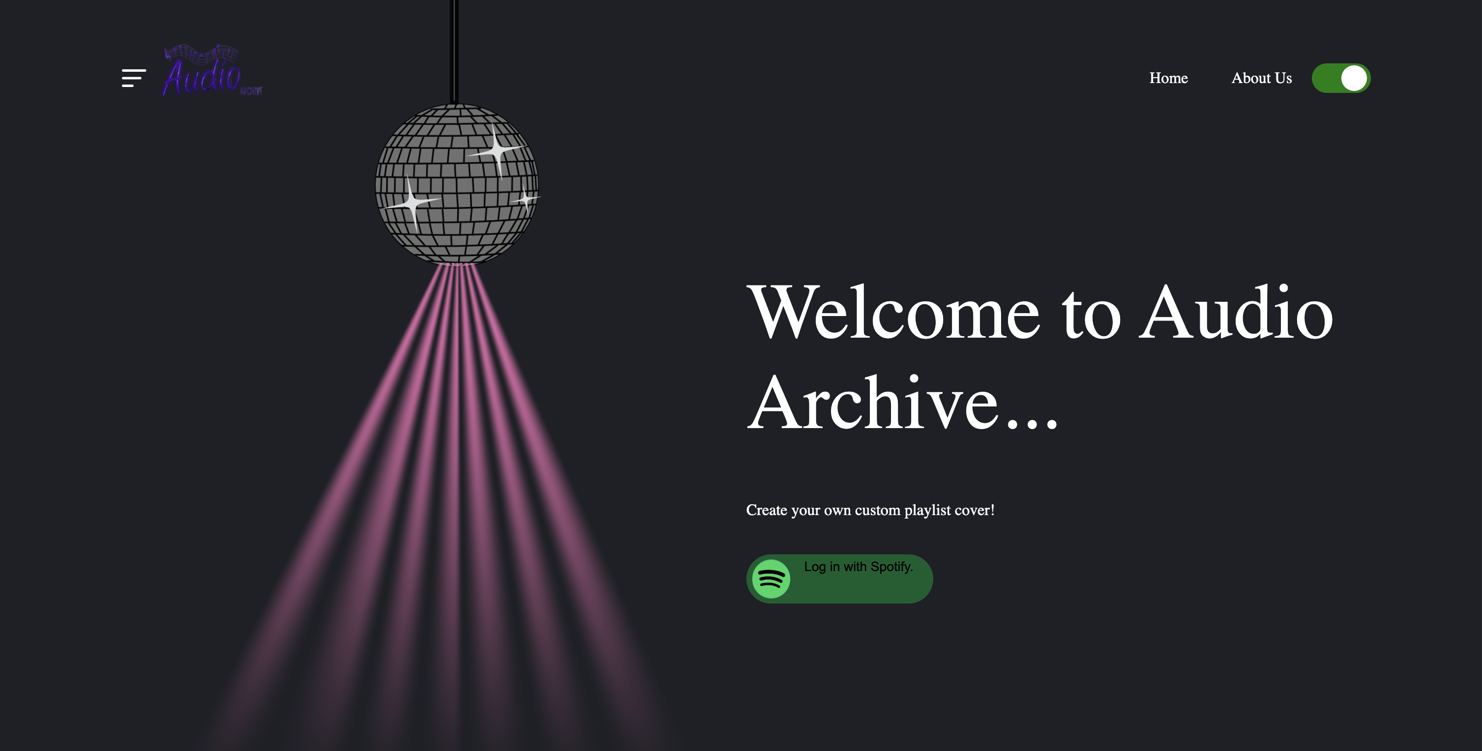 Audio Archive | Devpost