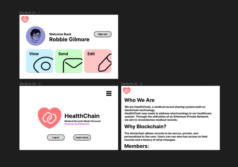HealthChain – screenshot 1