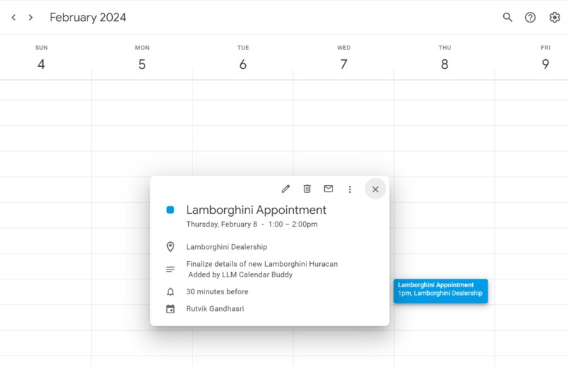 Calendar Buddy – screenshot 1