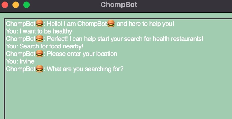 ChompBot – screenshot 2