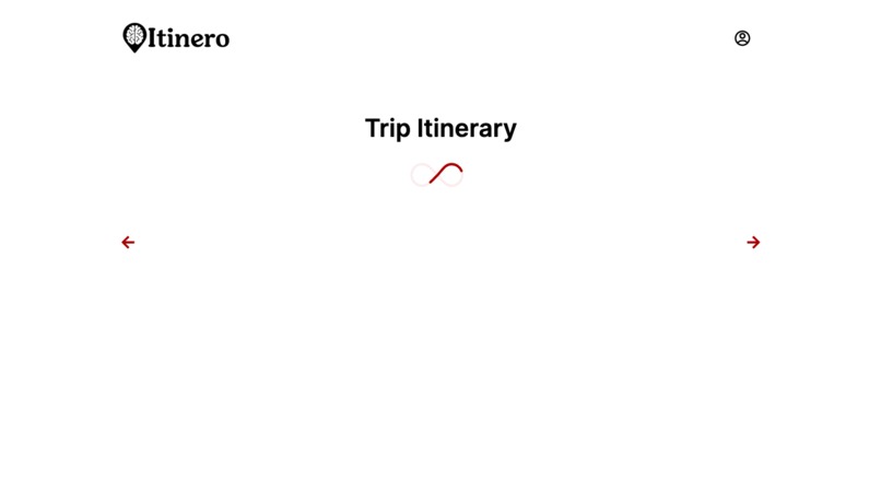 Itinero Travel App – screenshot 3