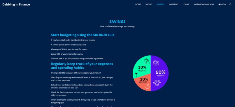 Dabbling in Finance – screenshot 3