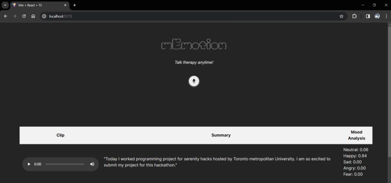 mEmotion – screenshot 3