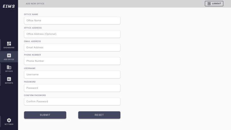 EIMS – screenshot 3
