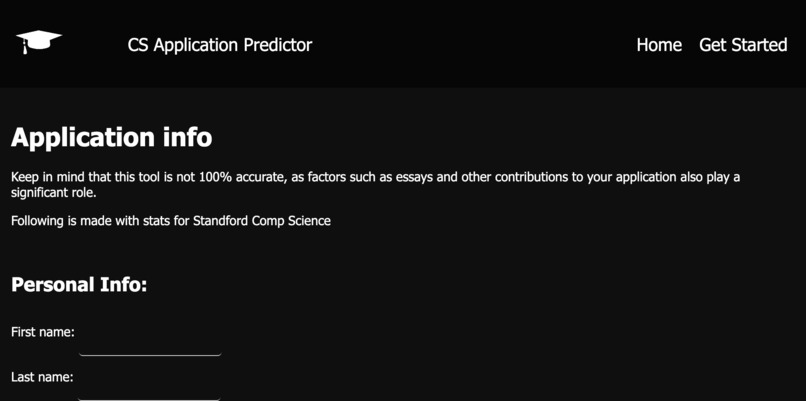 Collage Application Predicter – screenshot 2