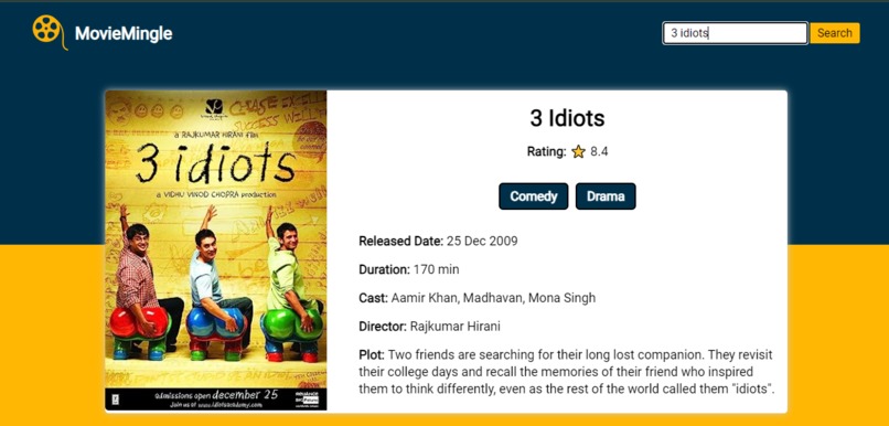 movie-mingle – screenshot 1