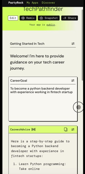 TechPathfinder – screenshot 2