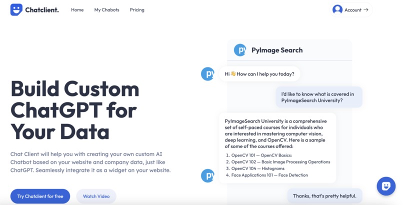 Chatclient.ai – screenshot 1
