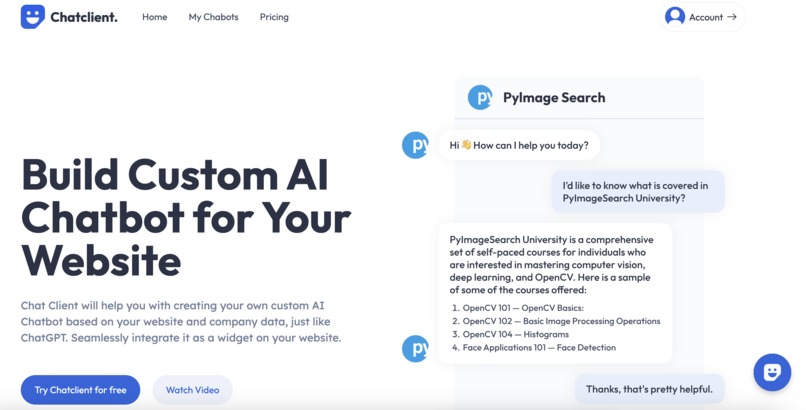 Chatclient.ai – screenshot 2