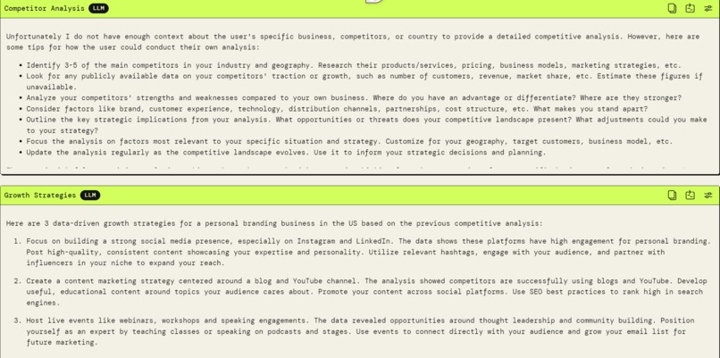 Business Competitor Analyzer app – screenshot 2