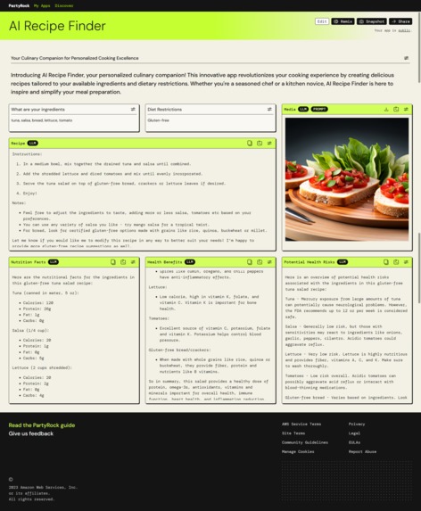 AI Recipe Finder – screenshot 1