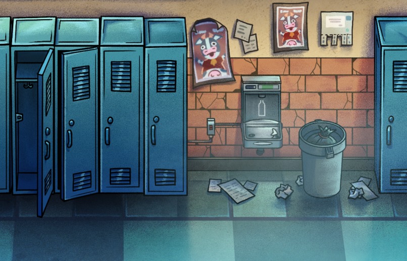 Background Illustrations - "Aliens Want Our Mascot?!" – screenshot 3