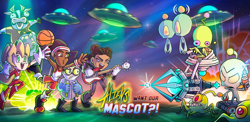 Aliens Want Our Mascot?! [iOS & Android]- Art Implementation – screenshot 2