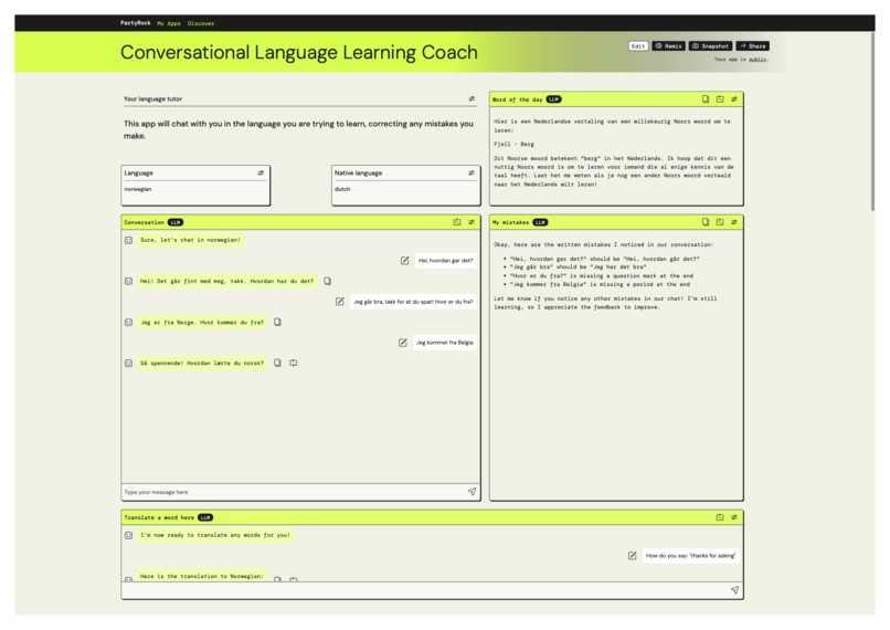 Language tutor  – screenshot 1