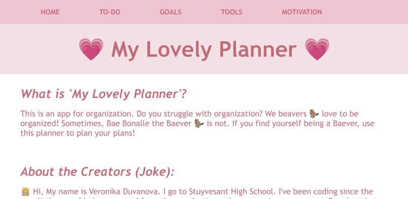 My Lovely Planner – screenshot 1