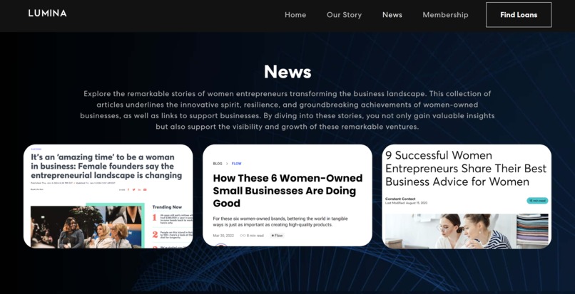 Lumina Loans - Microloan and Grant Finder App – screenshot 3