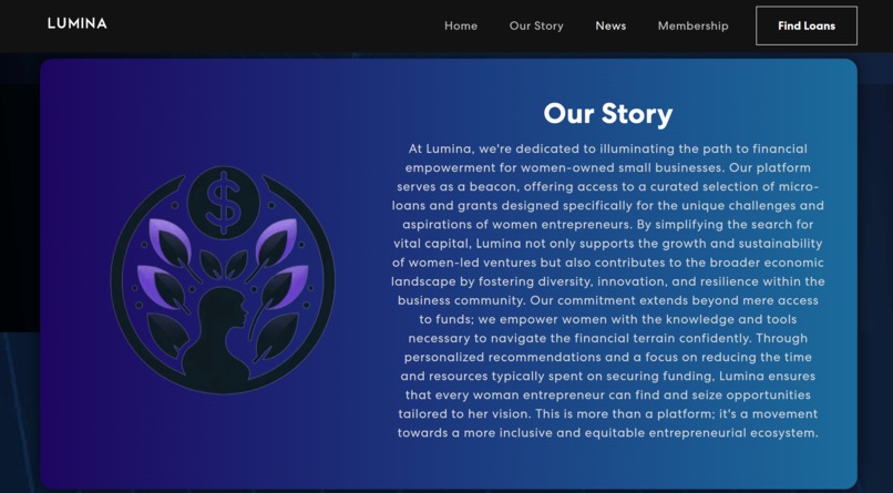 Lumina Loans - Microloan and Grant Finder App – screenshot 2