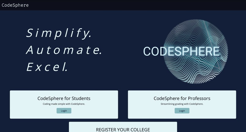 CodeSphere – screenshot 1