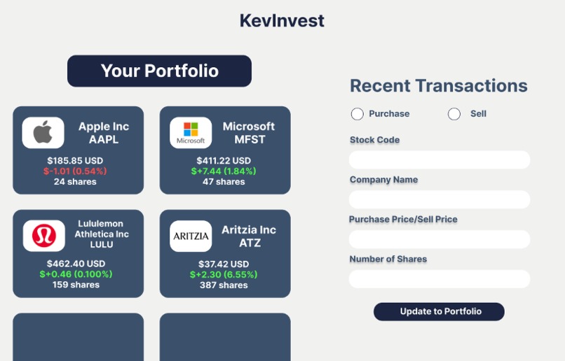 KevInvest – screenshot 5