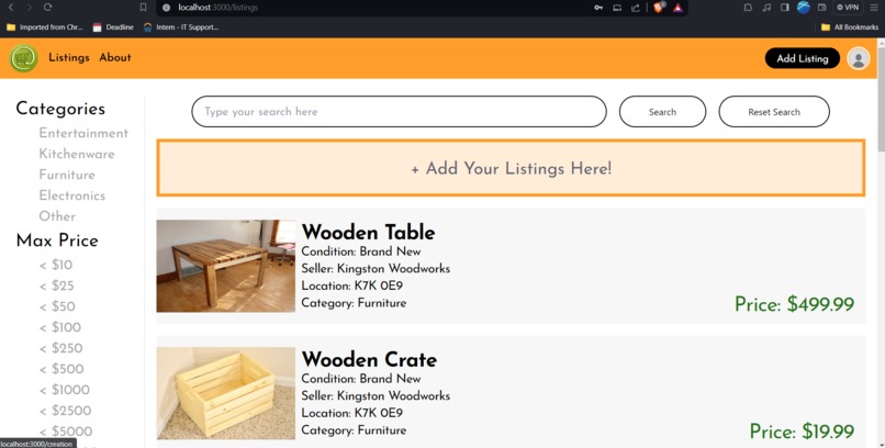 Kingston Marketplace – screenshot 2