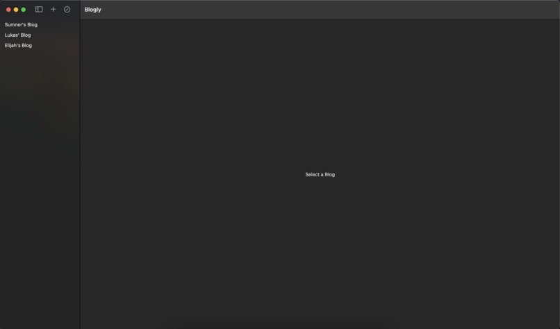 Blogly – screenshot 1