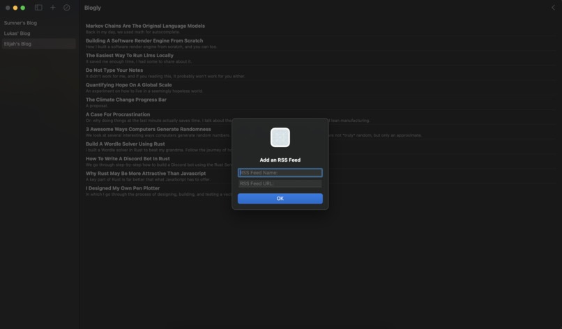 Blogly – screenshot 2