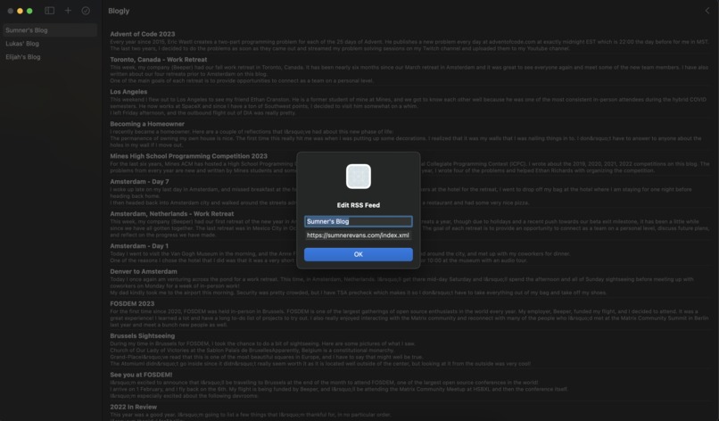 Blogly – screenshot 4