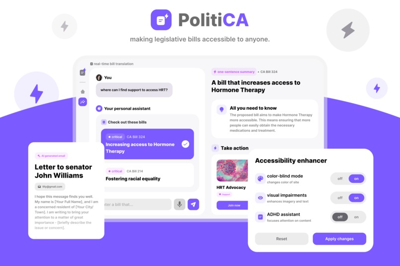 PolitiCA – screenshot 1