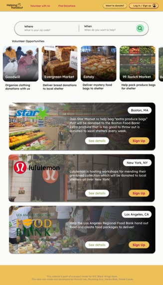 Helping Handouts by HackHeroines – screenshot 3