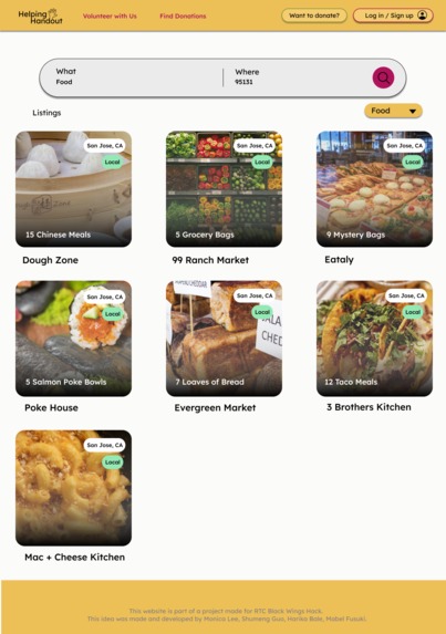 Helping Handouts by HackHeroines – screenshot 4