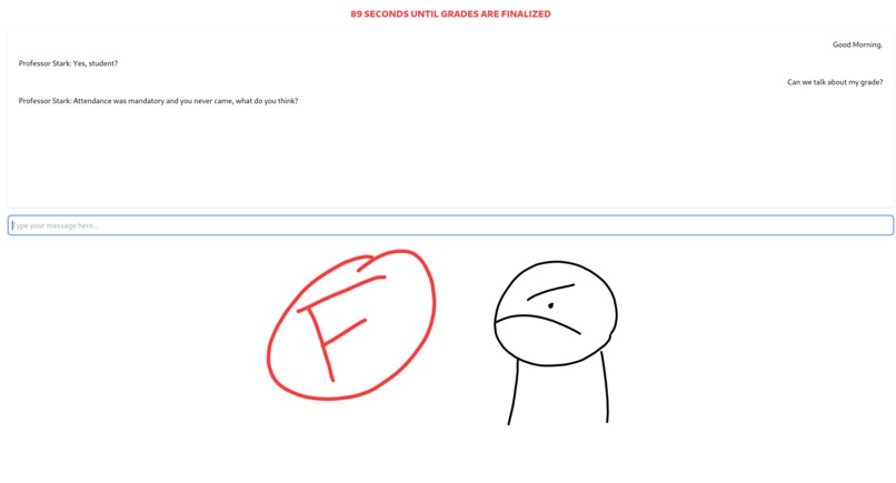 Professor Chatbot – screenshot 1