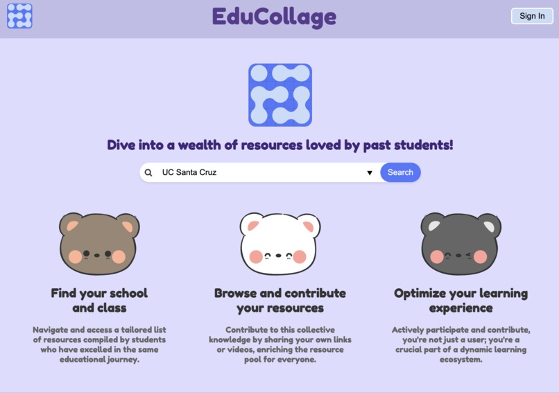 EduCollage – screenshot 2