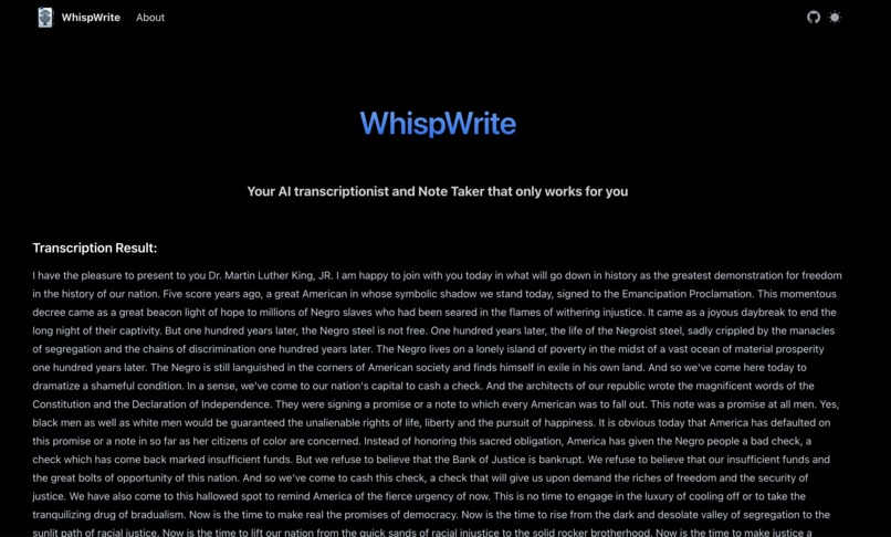 WhispWrite – screenshot 3