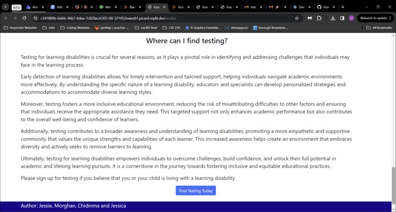 Enabling Unique Minds – screenshot 2