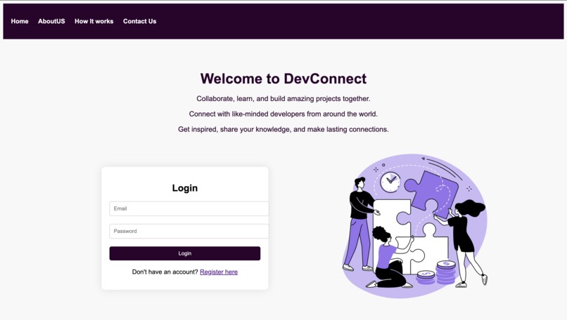 devConnect – screenshot 1