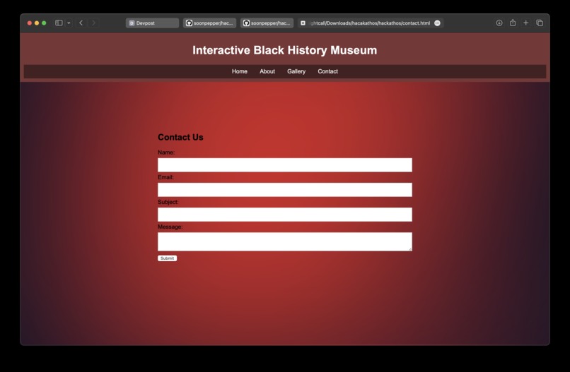 Interactive Black History Museum  – screenshot 2