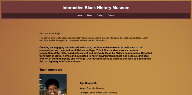 Interactive Black History Museum  – screenshot 3