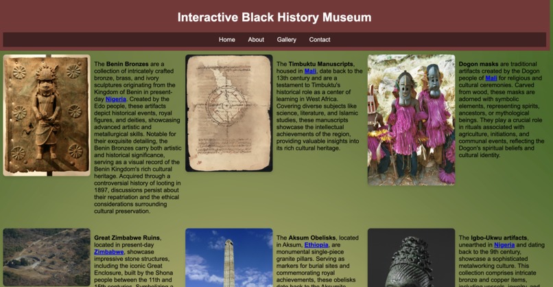 Interactive Black History Museum  – screenshot 4
