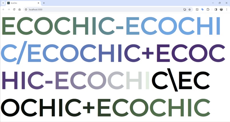 EcoChic – screenshot 1