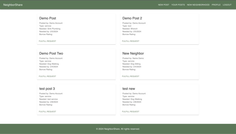 NeighborShare – screenshot 2