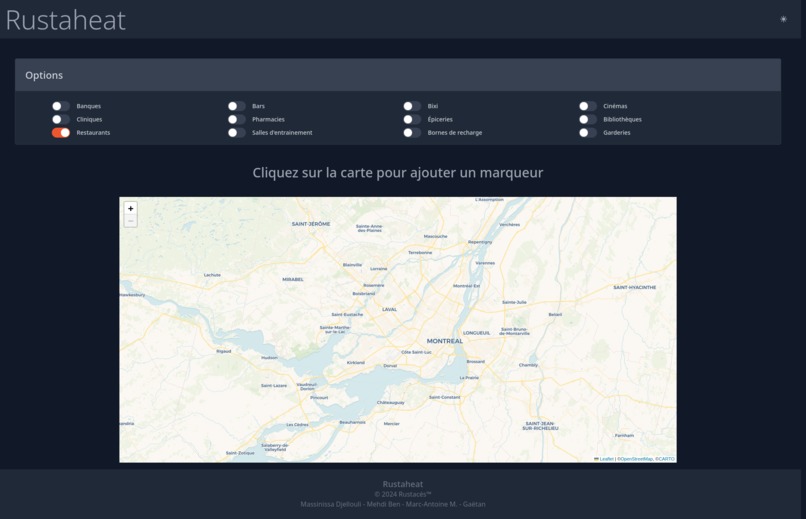 Rustaheat - un engin de recherche piédestrier local – screenshot 1
