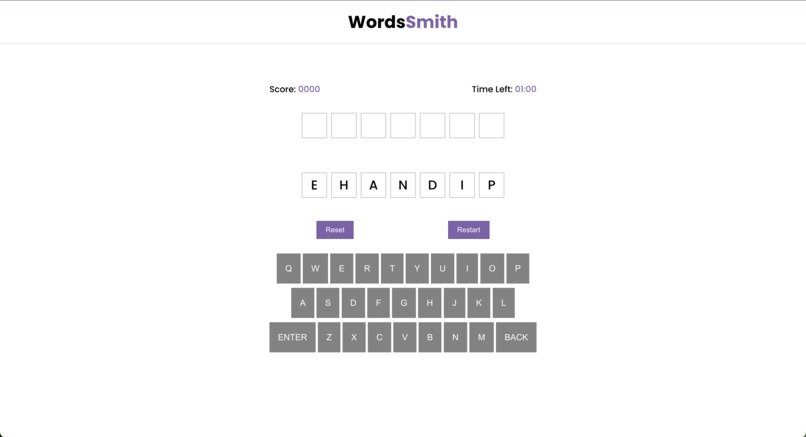 WordsSmith – screenshot 1
