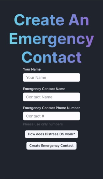 Distress.OS – screenshot 2